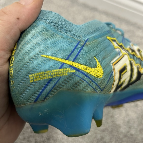 Size 9 - Nike Zoom Mercurial Vapor 15 Elite KM FG Mbappe Motivation Pack Cleats - Picture 8 of 12